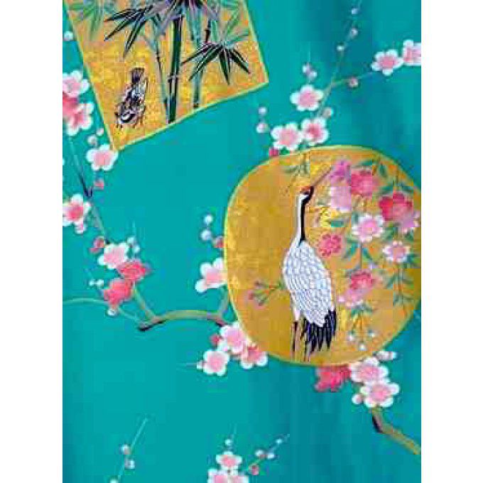 Kimono japonais Kin Tsuru coton femme "Made in Japan"