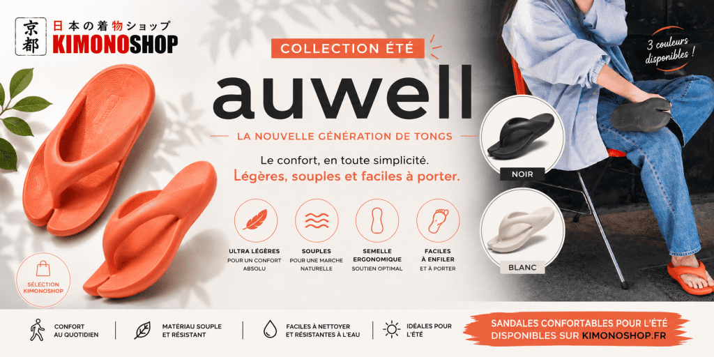 Auwell Tabi Marugo : la tong japonaise indispensable pour affronter la canicule cet été