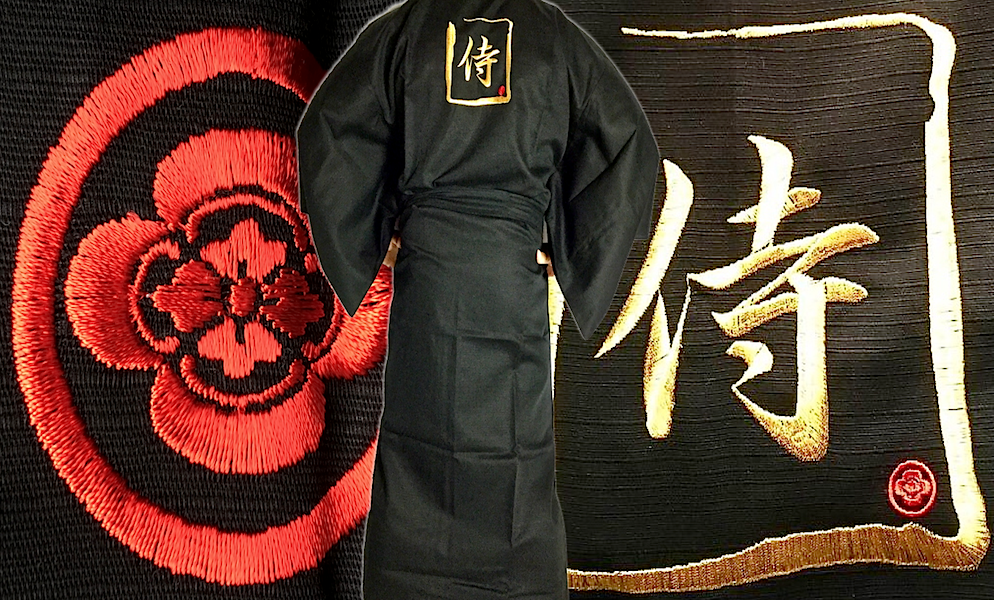 Offrez vous notre populaire Kimono japonais Samourai 侍 homme "Made in Japan"