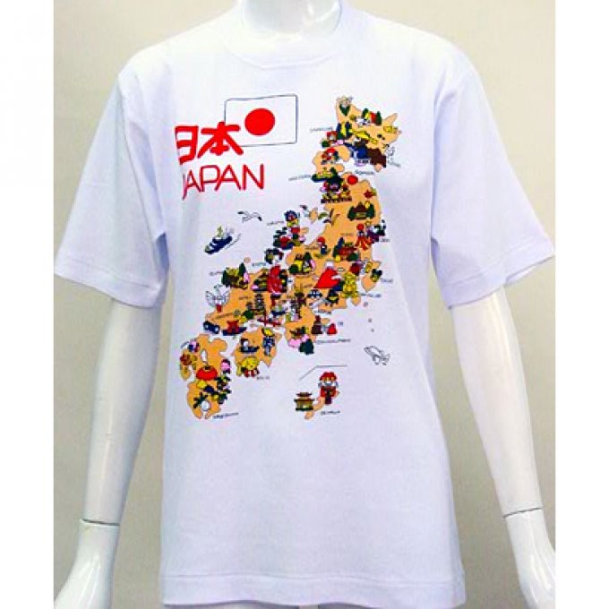 Tee shirt japonais Nihon Meisho Made in Japan    