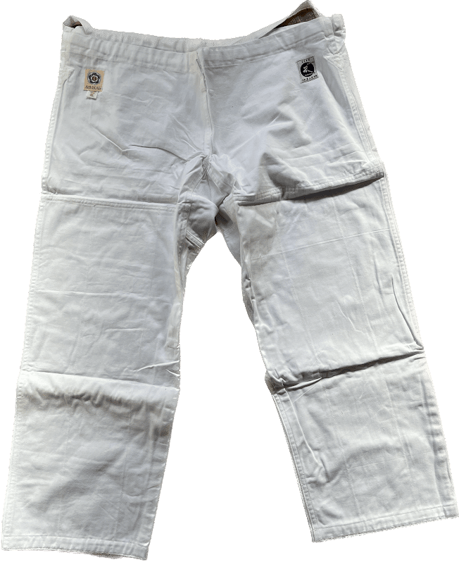 Pantalon Aikido coton blanchi Aikikai Tozando Taille 4L