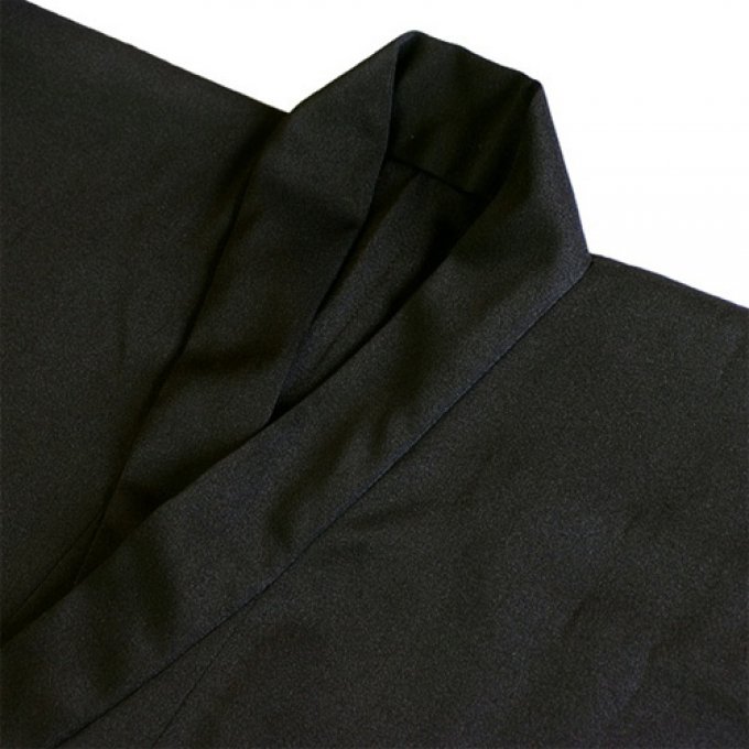 Luxe IaidoGi polyester noir Tozando Taille S - HandMade In Kyoto Japan