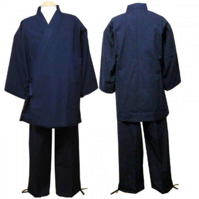Samue TsumogiOri coton bleu marine Taille M "Made in Japan"