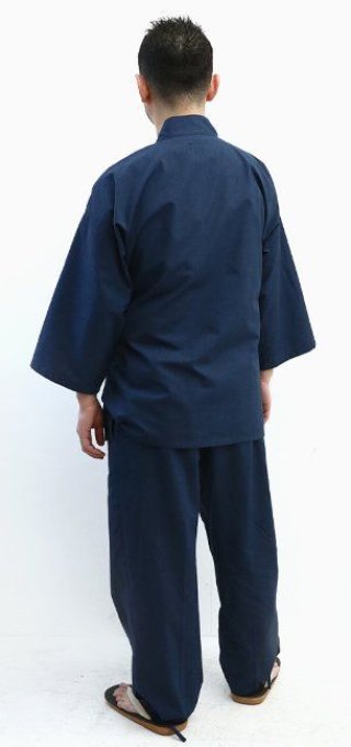 Luxe samue japonais Momen bleu Taille:L "Fabrication au Japon"    