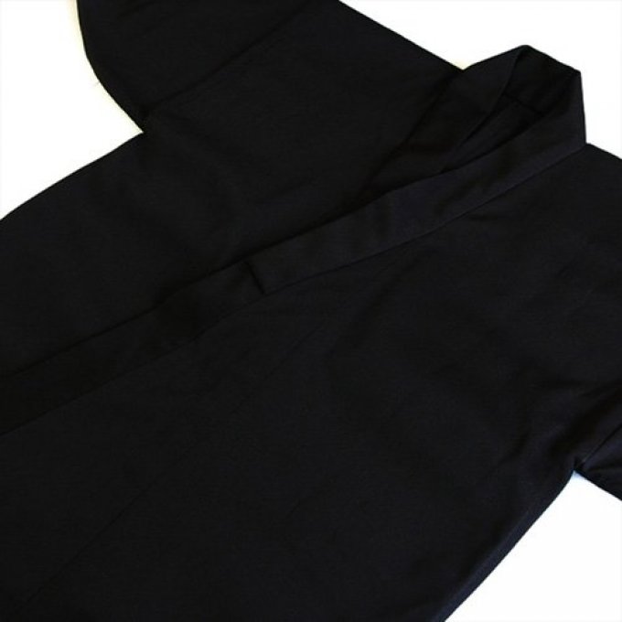 Luxe IaidoGi polyester noir Tozando Taille LL - HandMade In Kyoto Japan 