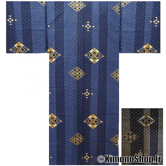 Yukata Ichigata Komon homme