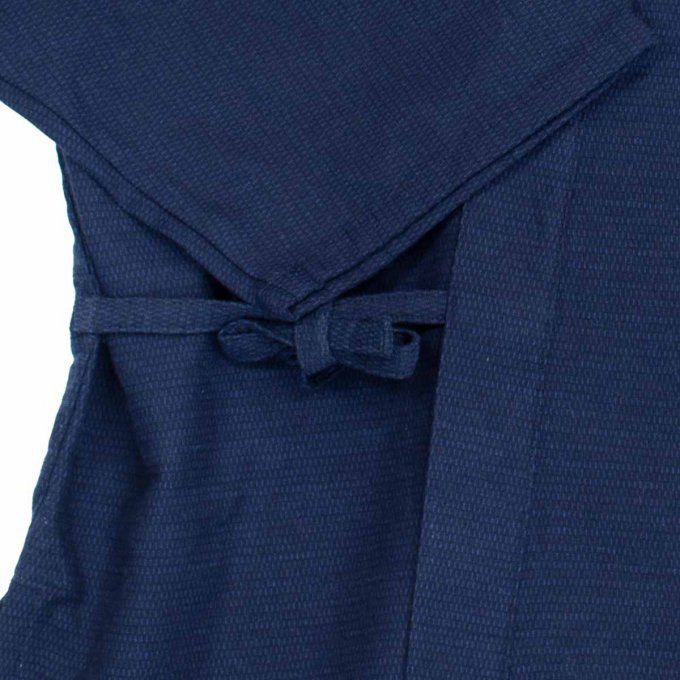 Luxe samue japonais NijuOri coton bleu marine double épaisseur "Made in japan" 