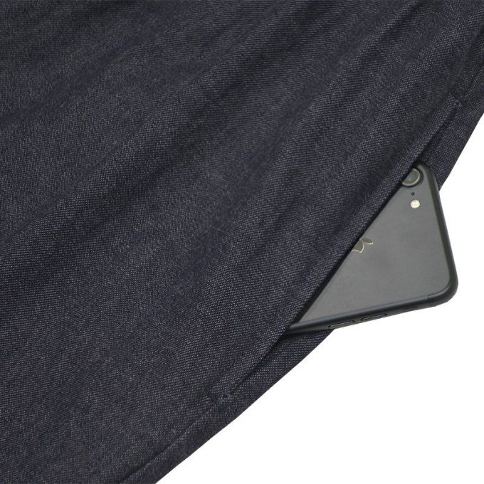 Luxe samue japonais Denim coton jeans noir "Made in japan"