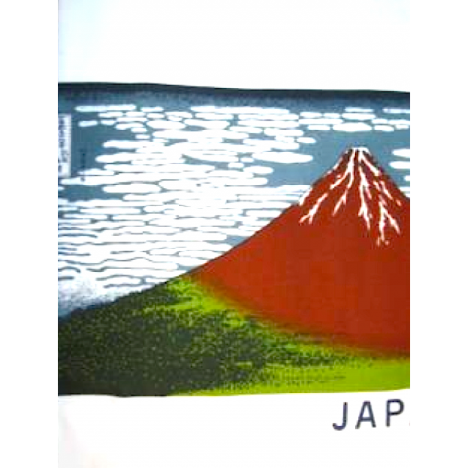 Tee shirt japonais Aka Fuji San (Fujiyama) Made in Kyoto Japan