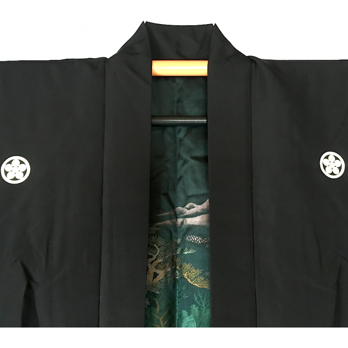 Ancien haori Yama No Keshiki Umebachi Montsuki homme "Made in Japan"