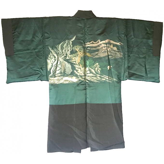 Ancien haori Yama No Keshiki Umebachi Montsuki homme "Made in Japan"