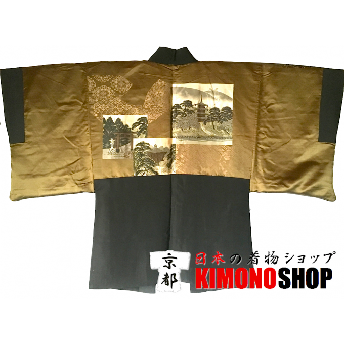 Ancien haori samourai Nara Tachibana Montsuki homme "Made in Japan"