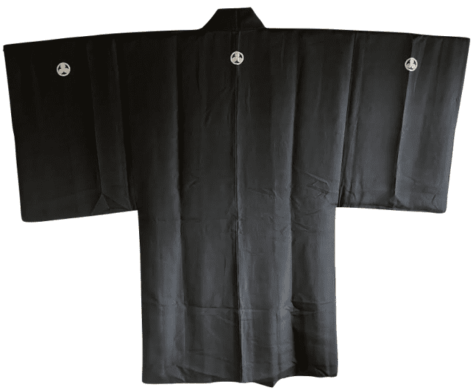 Antique haori homme - Jonque japonaise au clair de lune