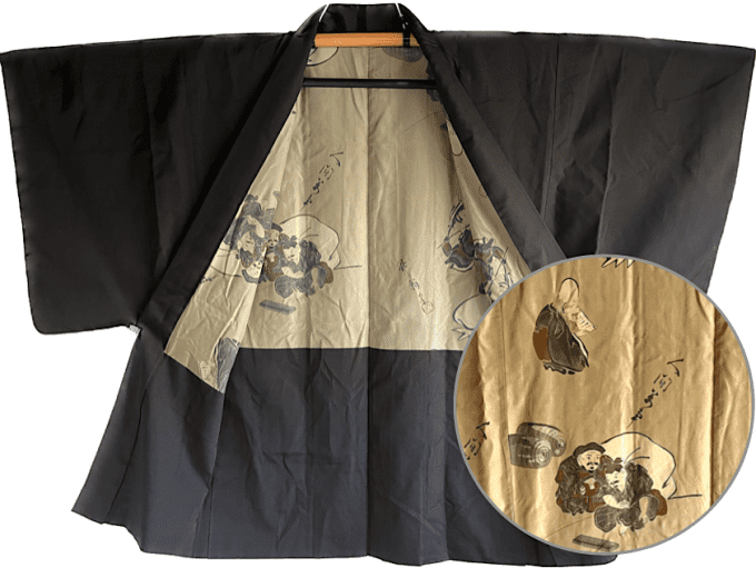 Antique Haori Shichifukujin homme