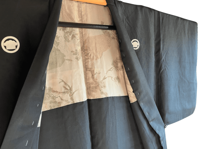 Antique Haori Montsuki Tokaido no Katsuyaku du Japon 