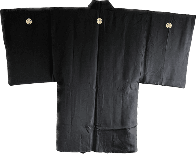 Antique Haori Homme - Katabami Montsuki - Kyogen no Tanuki