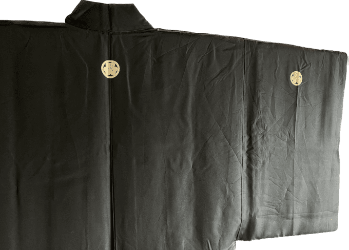 Antique Haori Homme - Katabami Montsuki - Kyogen no Tanuki