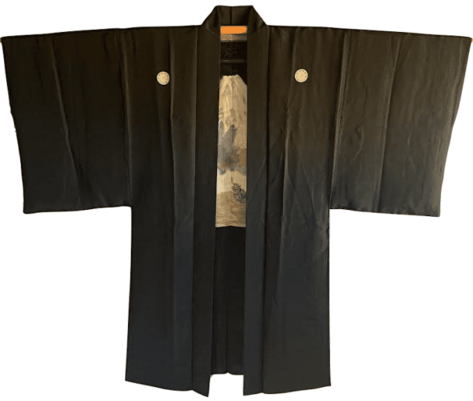 Antique Haori kenkatabami Montsuki HatsuYume Ichi-Fuji San Nasubi homme  