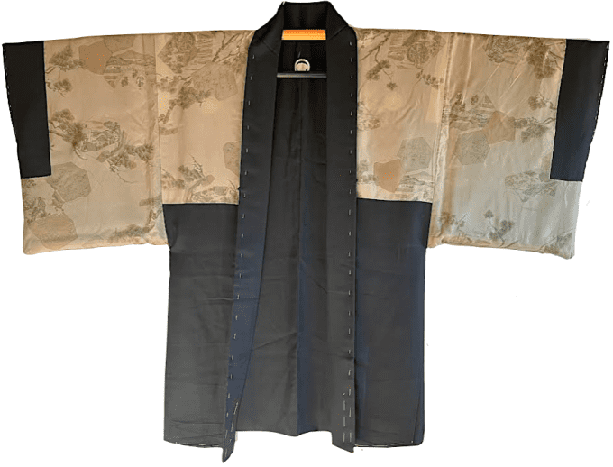 Antique Haori Montsuki Tokaido no Katsuyaku du Japon 