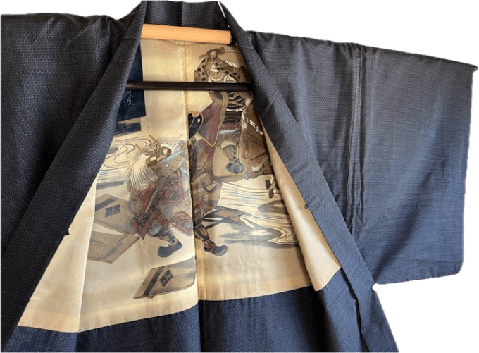 Antique Haori samourai Takeda Shingen VS Uesugi Kenshin