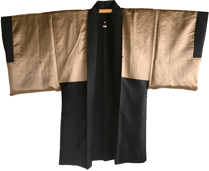 Antique haori samourai Ume Montsuki Sankin Kotai homme  