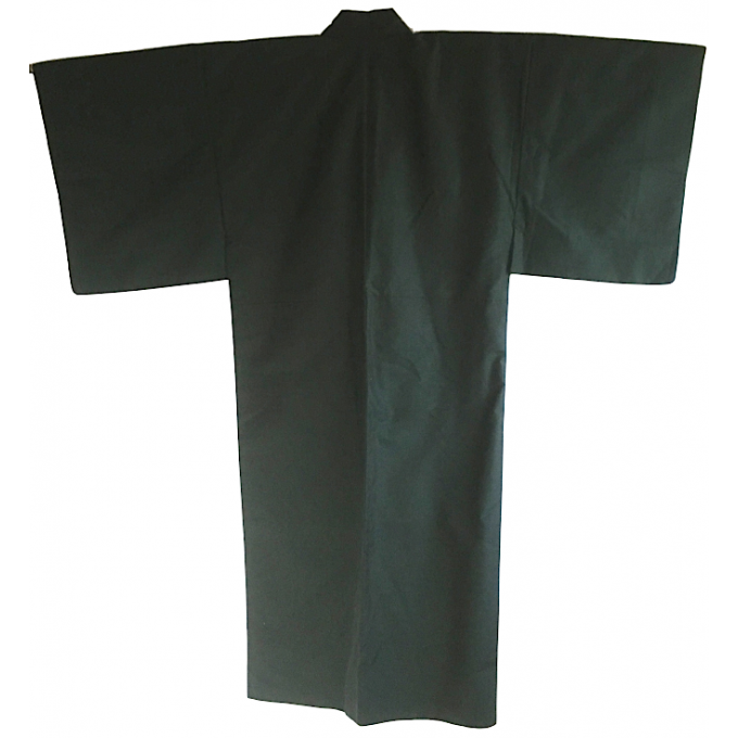 Set Antique kimono japonais soie noire homme