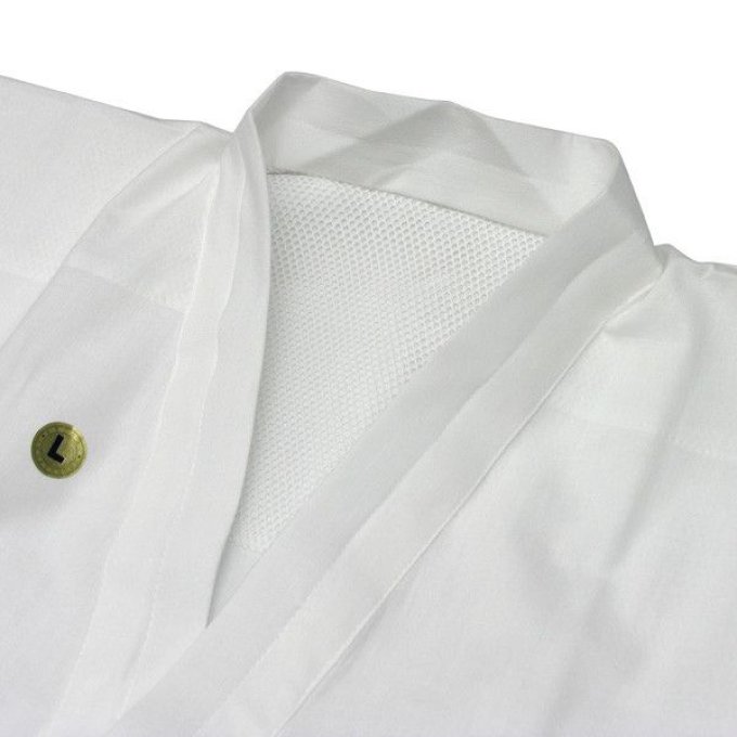 Juban Iaido Kenjutsu Kendo coton blanchi taille L "Made in Japan" 