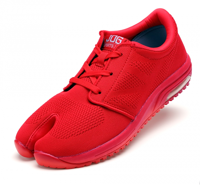 Nouveau Chaussure sneaker Jikatabi Sport Jog AIR Marugo rouge