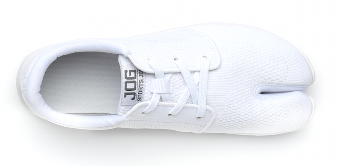 Nouveau Chaussure sneaker Jikatabi Sport Jog AIR Marugo blanc