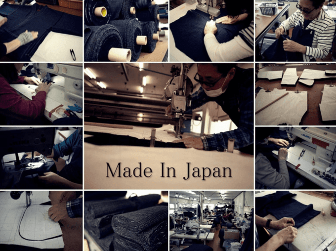 Chemise japonaise homme Kurume Tateyoko-itajime bleu marine  Made in Japan   