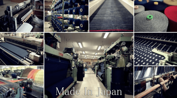 Chemise japonaise homme Kurume bleu marine  Made in Japan   