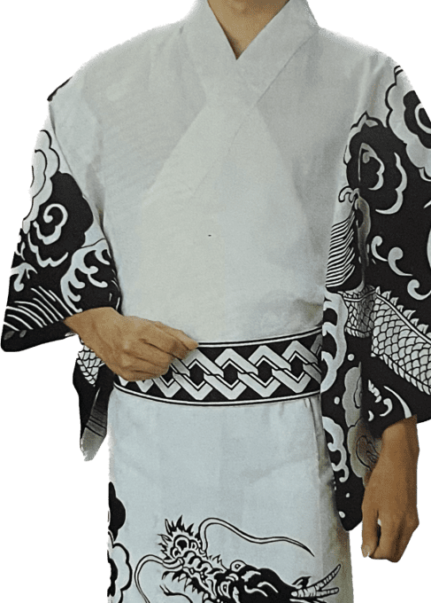 Ceinture Kaku Obi Kimono Yukata coton couleurs "Made in Japan" 