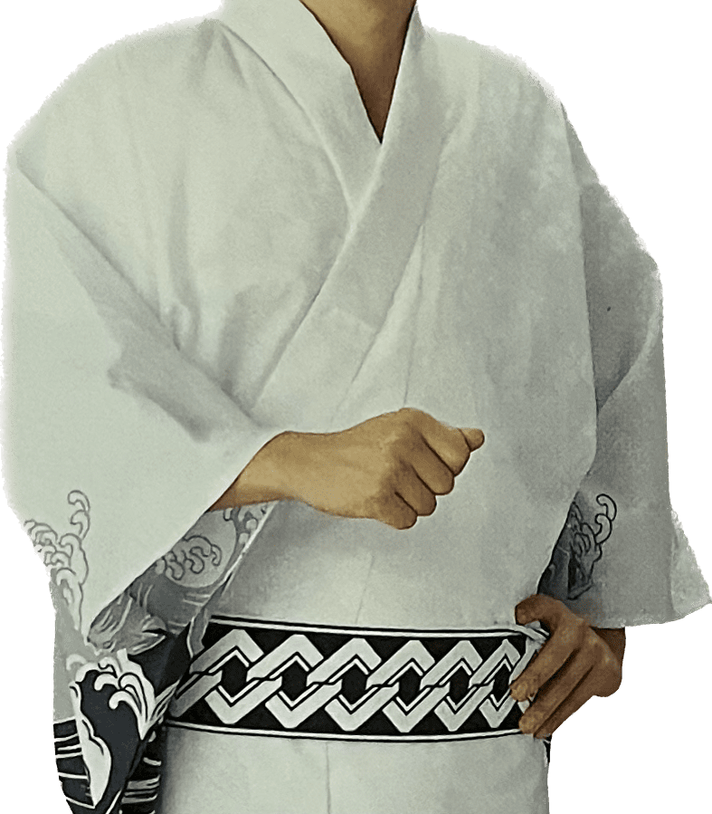 Ceinture Obi Japonaise Vintage En Polyester - Accessoire Kimono Pour Col érigé Et Look Traditionnel