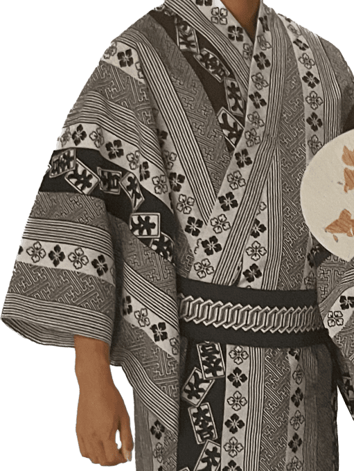 Ceinture Kaku Obi Kimono Yukata coton couleurs "Made in Japan" 