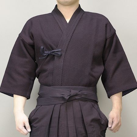 Dogi Kendo Orizashi coton bleu indigo simple épaisseur Taille 2L Tozando 