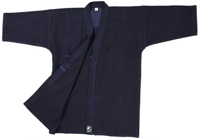 Dogi Kendo Orizashi coton bleu indigo simple épaisseur Taille 2L Tozando 