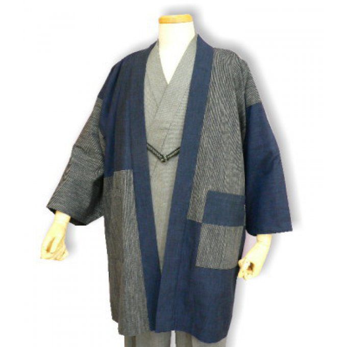 Haori Donza Fu Tan coton homme "HandMade in Japan"