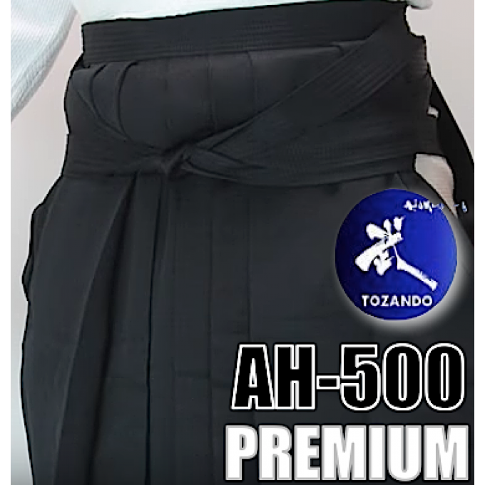 Luxe hakama Aikido Aikikai polyester Tozando Premium AH-500 HandMade in Japan