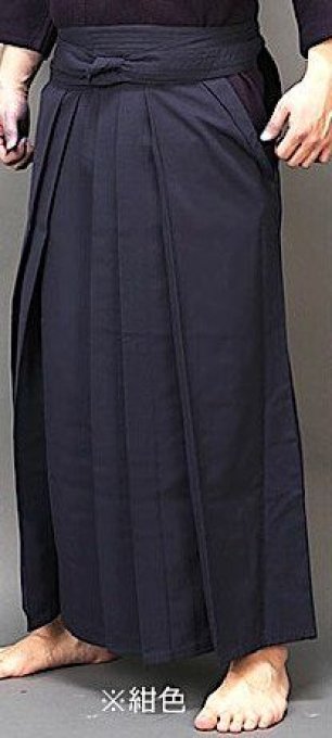 Hakama Iaido Kendo Tetron standart bleu marine taille 27 Tozando  