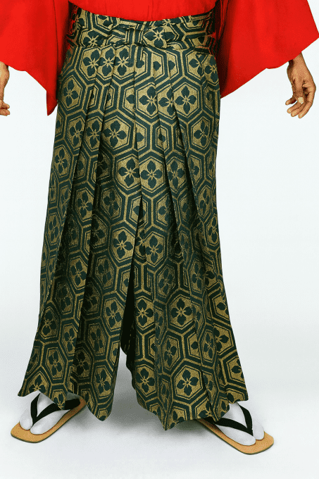 Hakama Umanori Kinran Kamon Kikko Hanabishi 