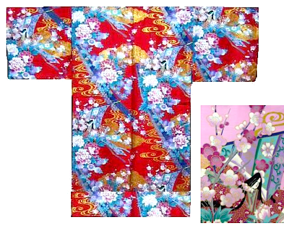 Hanten Noshi Hime coton satin femme "Made in Japan"  