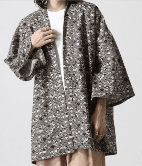 Hanten Traditionnel Japonais Nami Neko Chats & Vagues – Made in Japan