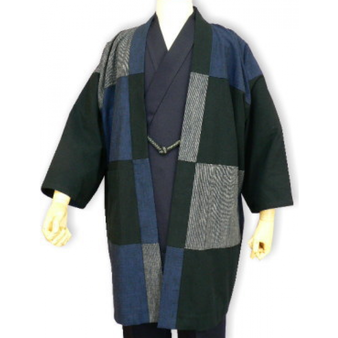 Haori Donza Fu Tan coton homme "HandMade in Japan"