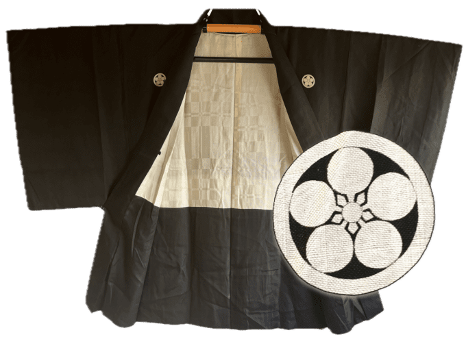 Haori homme Antique - Formel - Umebachi Montsuki 