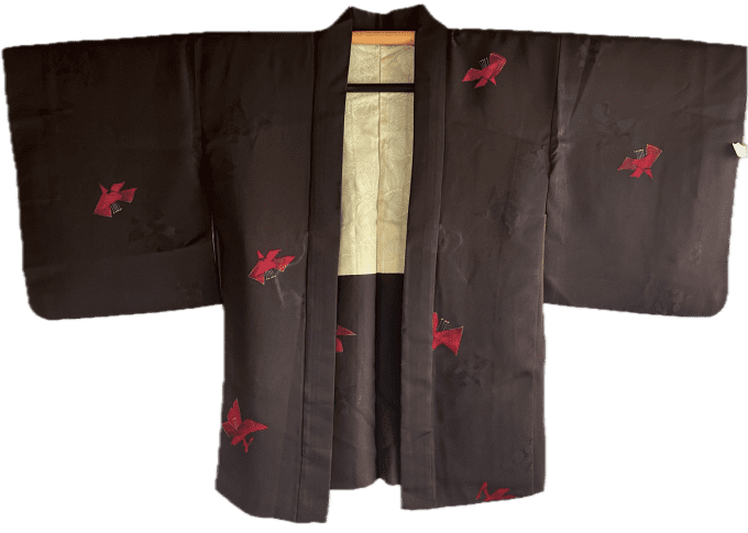 Haori japonais femme Ômurasaki-tsutsuji 