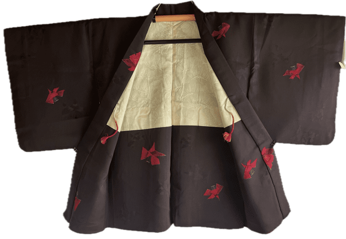 Haori japonais femme Ômurasaki-tsutsuji 