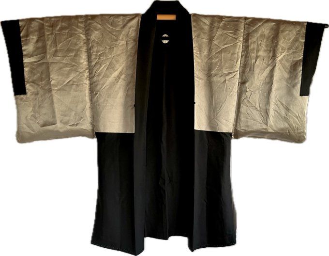 Haori Japonais Homme antique - Agarifuji Montsuki Tigre VS Dragon