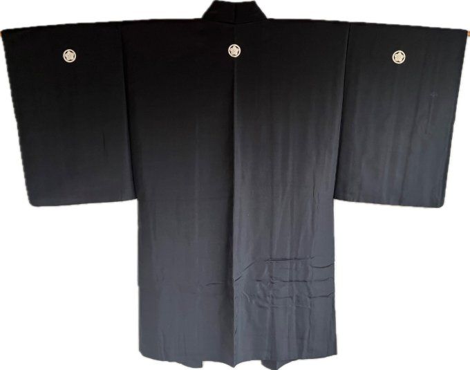 Haori Japonais Traditionnel Homme Antique - Voyage de Yoritomo au Fuji San 
