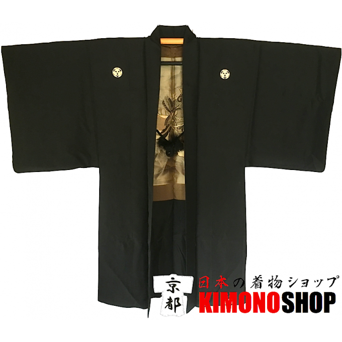 Luxe Ancien Haori Samourai Montsuki homme "Made in Japan"