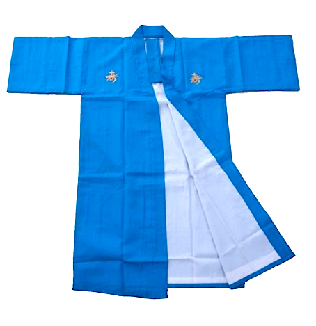 Happi Kotobuki polyester bleu homme "Made in Japan"